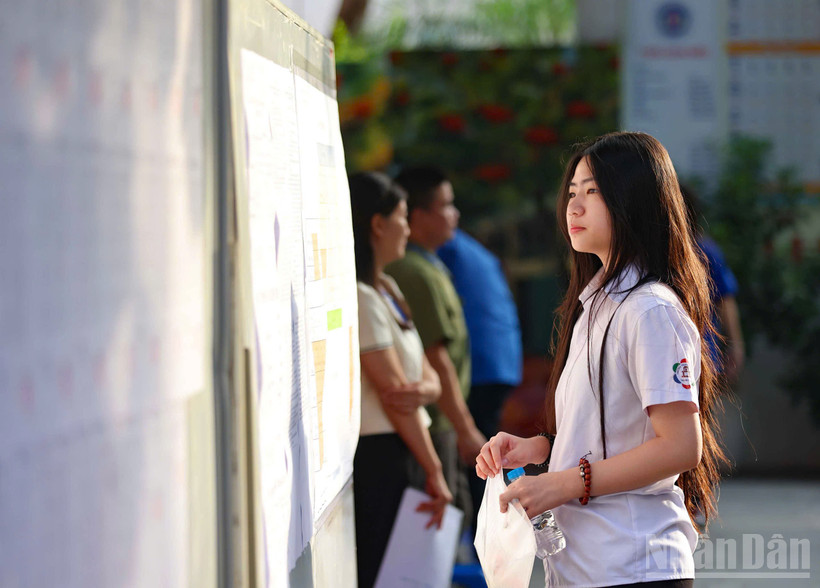 Công bố điểm thi, điểm chuẩn vào lớp 10 công lập của Hà Nội năm học 2025-2026