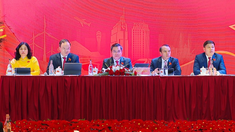 Đoàn Chủ tịch Đại hội - Ảnh: VGP/Minh Ngọc Đoàn Chủ tịch Đại hội - Ảnh: VGP/Minh Ngọc