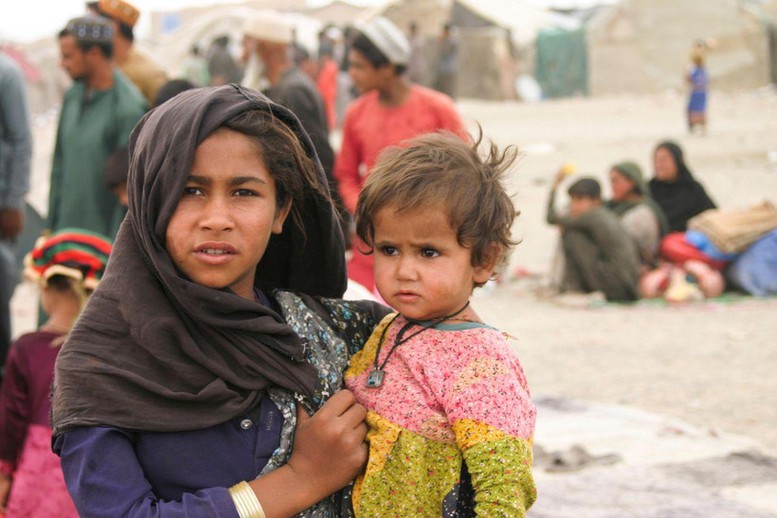 Afghanistan có đến 3,5 triệu trẻ em tuổi từ 6 – 59 tháng bị suy dinh dưỡng cấp tính (Ảnh: Internet)
