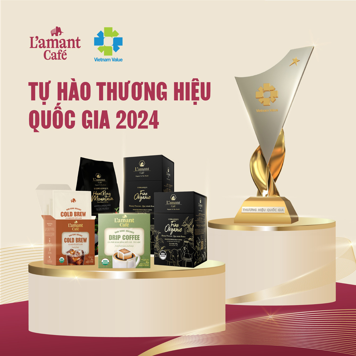 Những sản phẩm “Vươn mình tiến vào kỷ nguyên xanh” - Bài 57: Cà phê L'amant Café