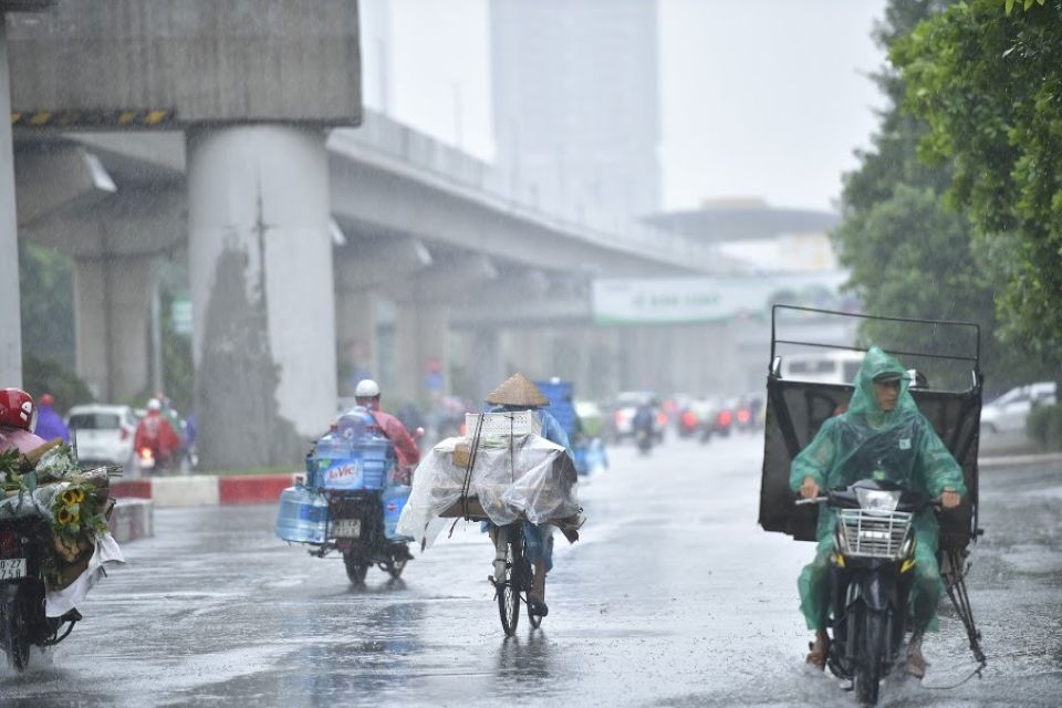 Thời tiết ngày 16/9: Bắc Bộ có mưa rào và dông vài nơi