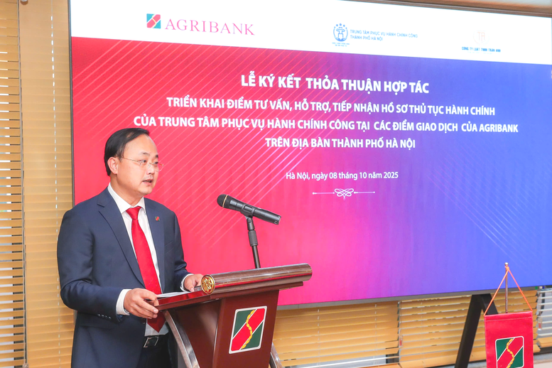 Ông Tô Huy Vũ - Chủ tịch Hội đồng thành viên Agribank phát biểu - Ảnh: VGP/HT Ông Tô Huy Vũ - Chủ tịch Hội đồng thành viên Agribank phát biểu - Ảnh: VGP/HT
