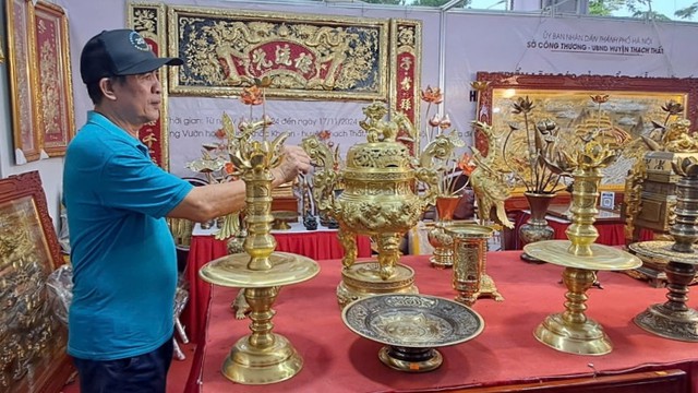 Nhiều sản phẩm thủ công mỹ nghệ sẽ được trưng bày tại triển lãm. Ảnh: VGP/TL Nhiều sản phẩm thủ công mỹ nghệ sẽ được trưng bày tại triển lãm. Ảnh: VGP/TL