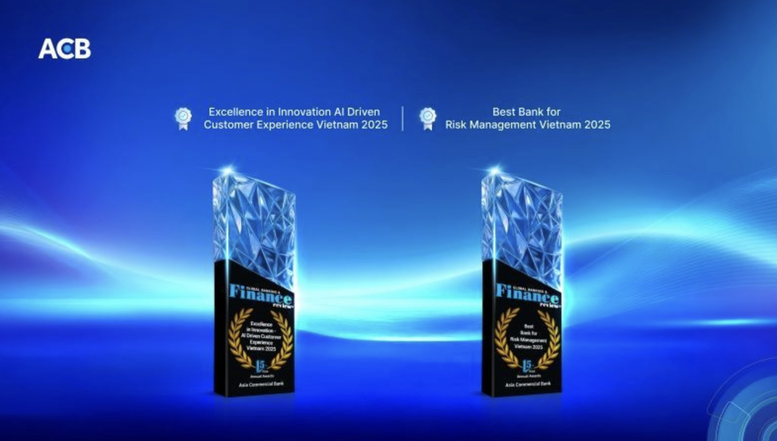 Hai giải thưởng của ACB được trao bởi Tạp chí Global Banking & Finance Review Hai giải thưởng của ACB được trao bởi Tạp chí Global Banking & Finance Review
