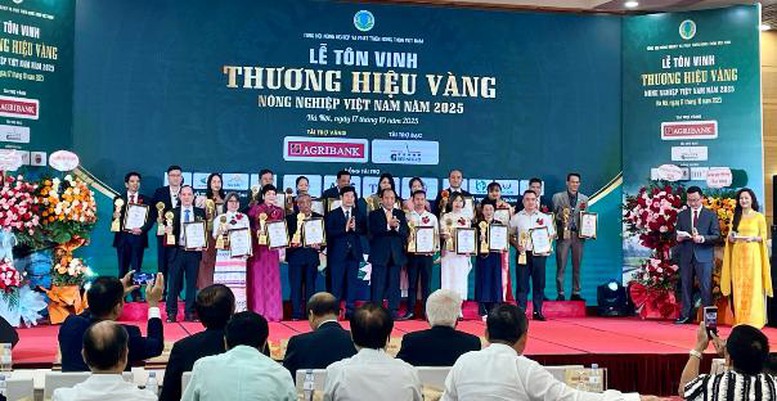Tôn vinh Thương hiệu Vàng nông nghiệp Việt Nam 2025
