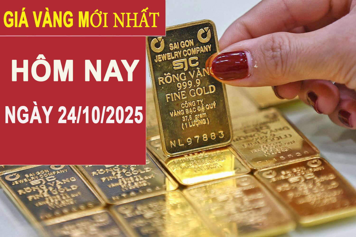 Giá vàng hôm nay 24/10: Bật tăng trở lại sau hai phiên giảm