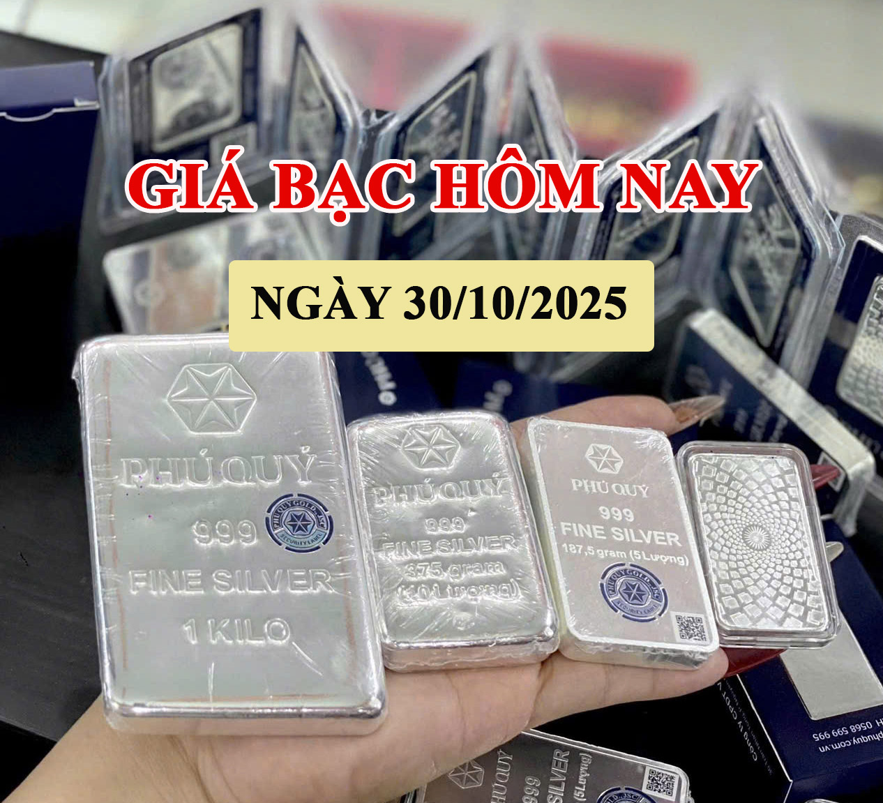 Giá bạc hôm nay 30/10: Trong nước và thế giới đảo chiều phục hồi