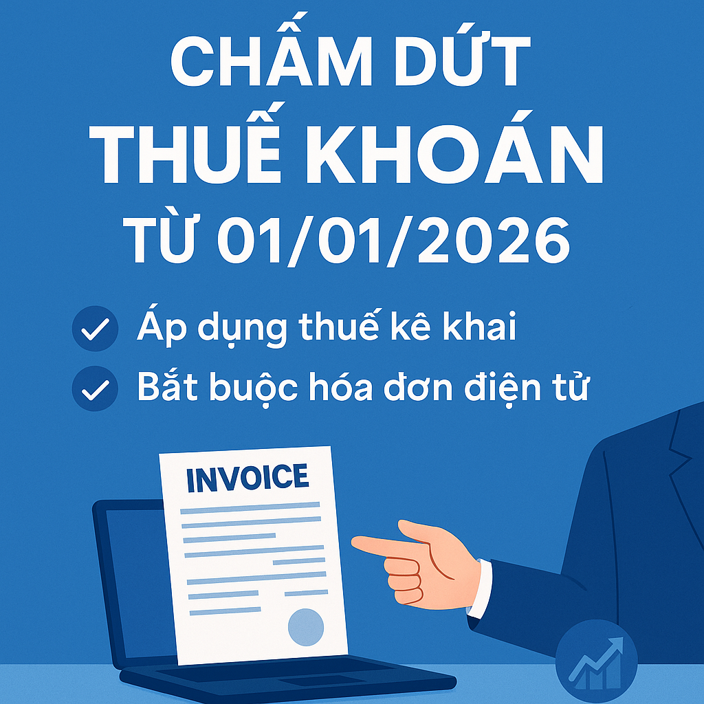 Từ 1/1/2026 chấm dứt thuế khoán: Ra quân 60 ngày hỗ trợ hộ kinh doanh