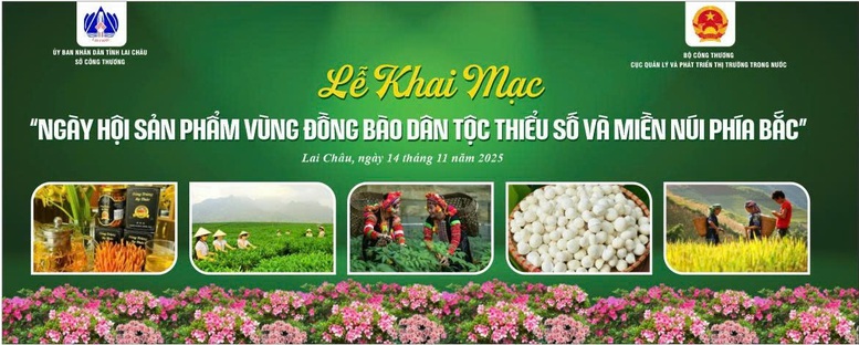 Ngày hội sản phẩm vùng đồng bào dân tộc thiểu số và miền núi phía bắc năm 2025 sẽ diễn ra tại Trung tâm thương mại tỉnh Lai Châu