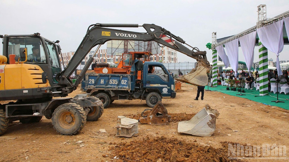 Hà Nội khởi công Dự án đầu tư xây dựng nhà ở thấp tầng tại xã Sơn Đồng