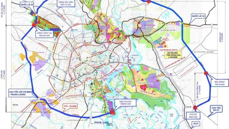Thành phố Hồ Chí Minh xúc tiến Dự án Vành đai 4 kết nối 3 địa phương