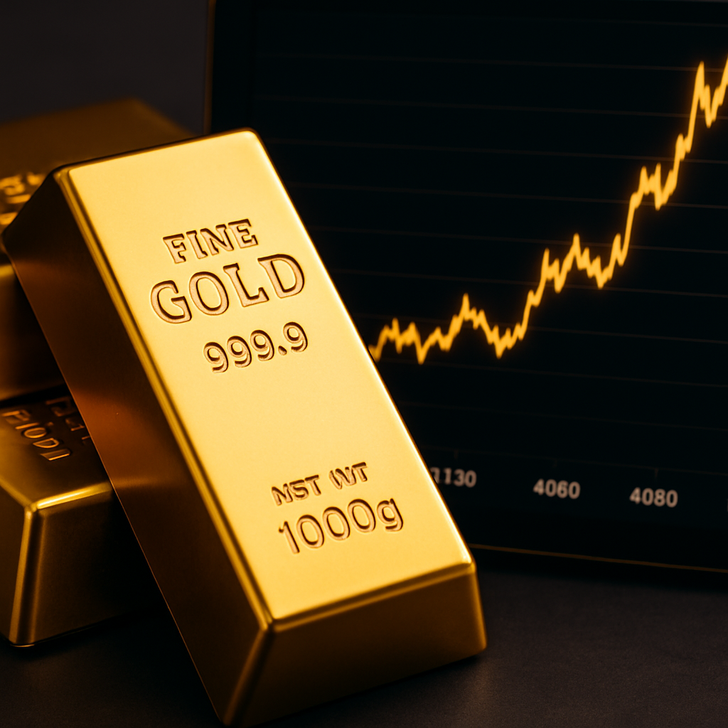 Giá vàng thế giới bật tăng mạnh đầu tuần nhờ kỳ vọng Fed hạ lãi suất