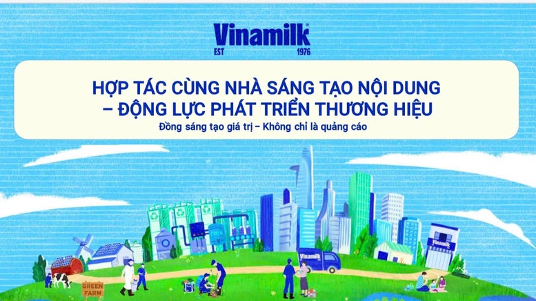 Đại diện Vinamilk cho biết, khi cùng chia sẻ hệ giá trị, nội dung do nhà sáng tạo thực hiện mới thật sự nuôi dưỡng niềm tin của người tiêu dùng