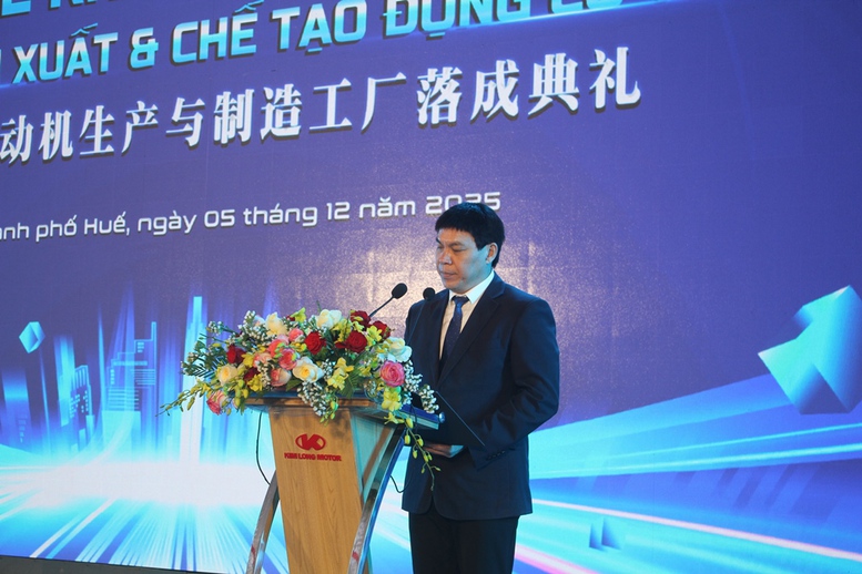 Ông Lý Hán Dương, Chủ tịch Tập đoàn Yuchai phát biểu tại sự kiện - Ảnh: VGP/Nhật Anh