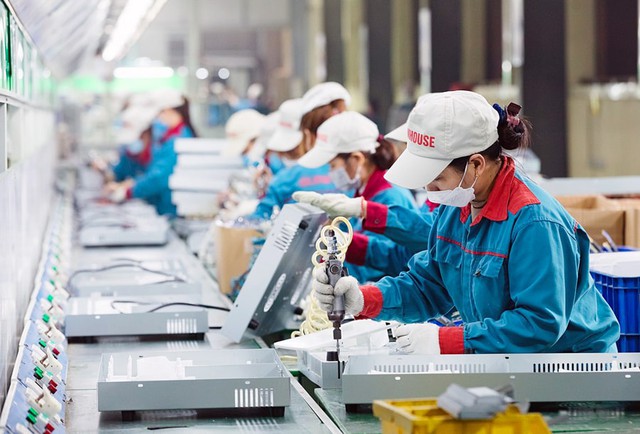 Chỉ số sản xuất công nghiệp IIP tháng 11/2025 tăng 8,5% so với cùng kỳ năm 2024. Ảnh: VGP.