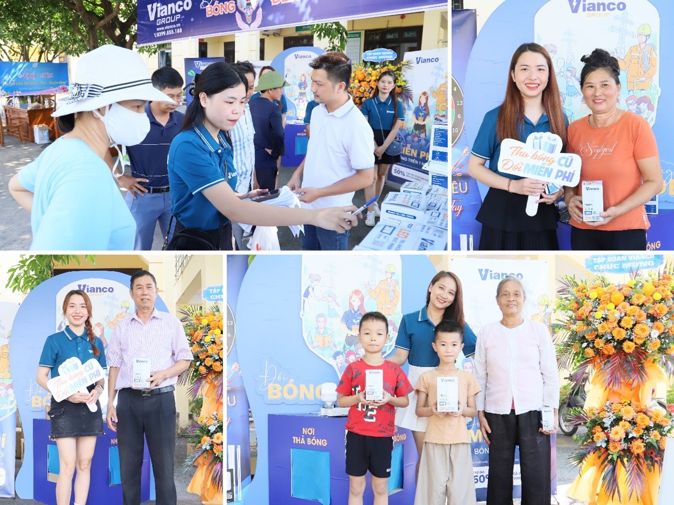 Chương trình “Đổi bóng - Sáng đèn” nhận được sự hưởng ứng nhiệt tình từ cộng đồng