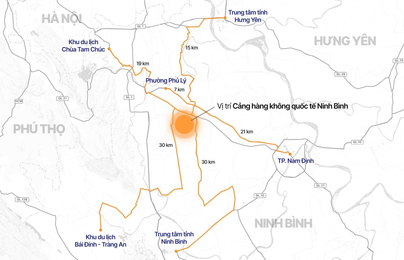 Đề xuất quy hoạch sân bay Ninh Bình