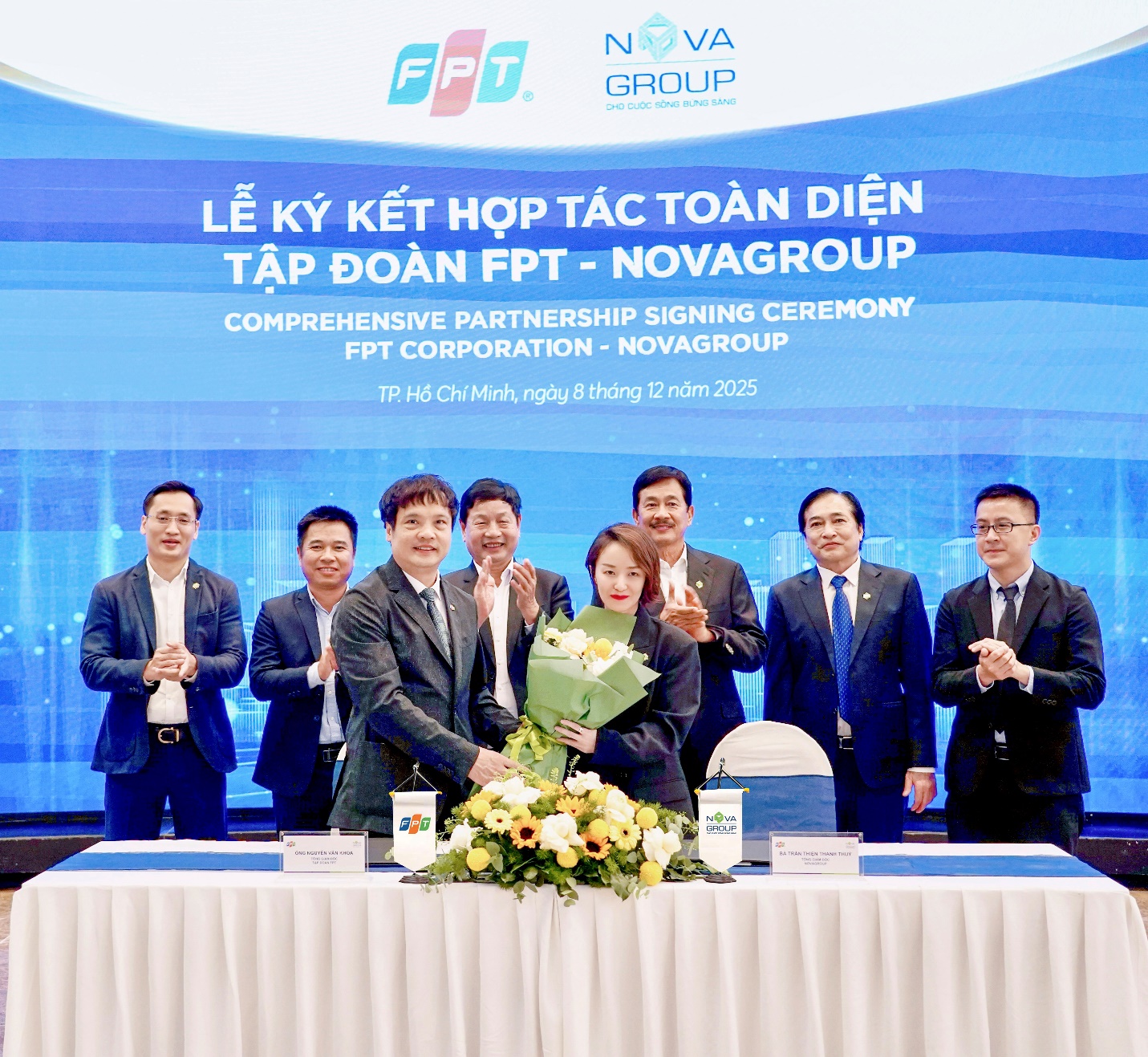 FPT và NovaGroup hợp tác toàn diện, tiên phong xây dựng hệ sinh thái AI tại Việt Nam