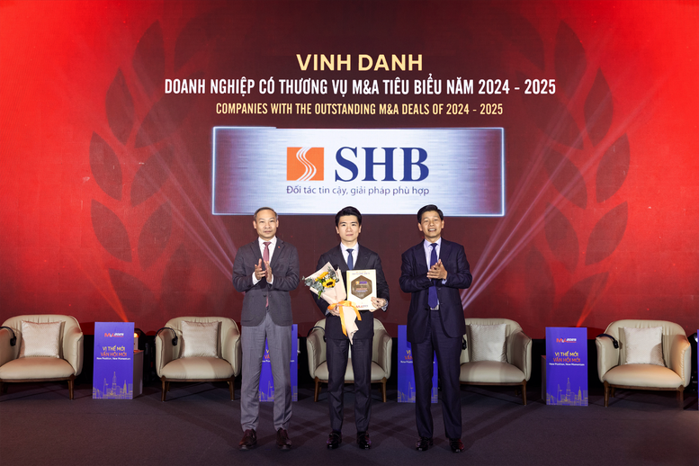 SHB là ‘Doanh nghiệp có thương vụ M&A tiêu biểu năm 2024-2025’