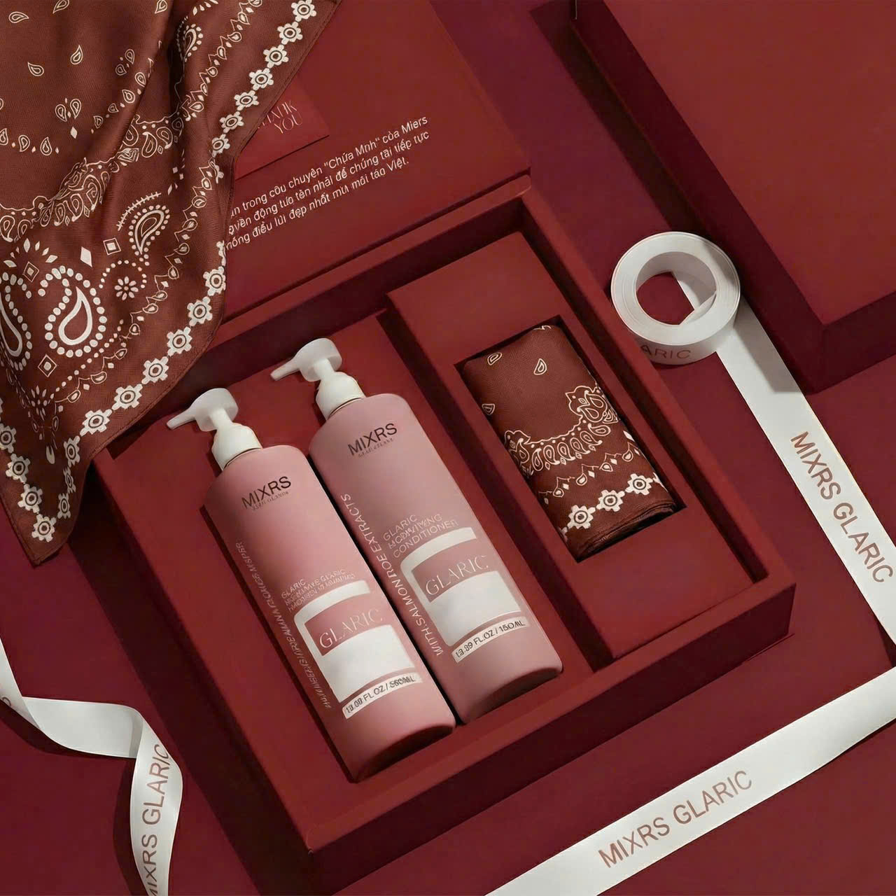 Thiết kế bên trong hộp quà Mixrs Glaric được đầu tư chỉn chu, thuận tiện cho trưng bày và bán hàng tại điểm phân phối. (Ảnh: Mixrs Glaric)