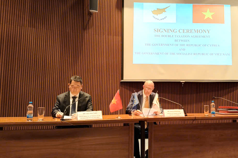 Việt Nam và Cộng hòa Síp ký kết Hiệp định tránh đánh thuế hai lần