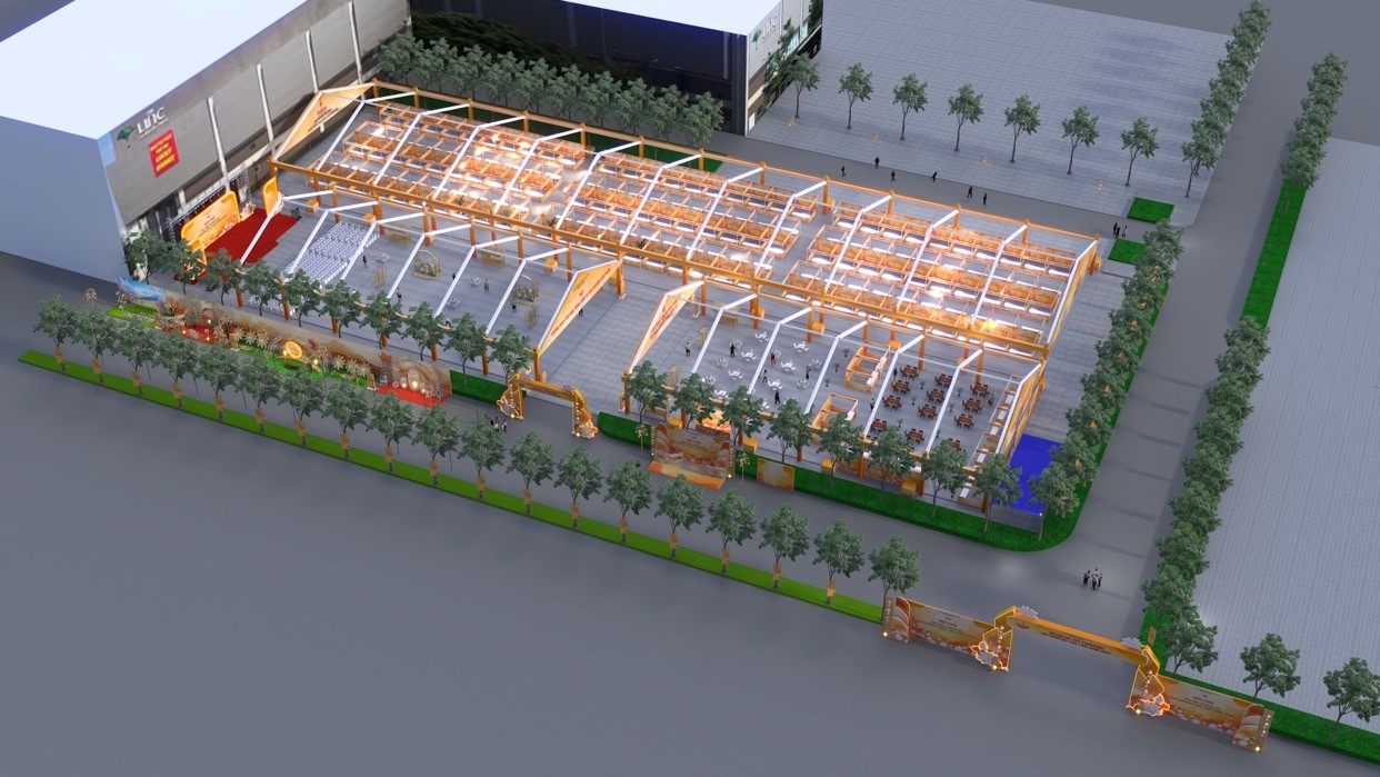 Mặt bằng sự kiện &ndash; TTTM The Linc, KĐT Park City H&agrave; Nội, đường L&ecirc; Trọng Tấn, Dương Nội, H&agrave; Nội.