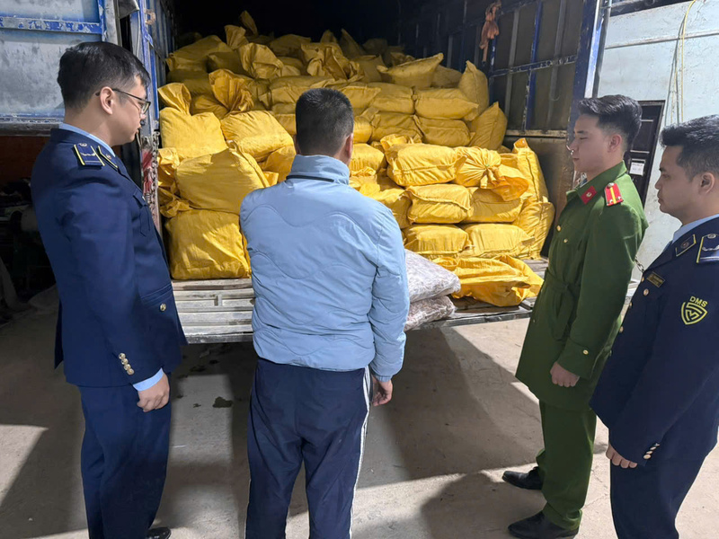 Phát hiện, tạm giữ gần 12 tấn chân gà không rõ nguồn gốc