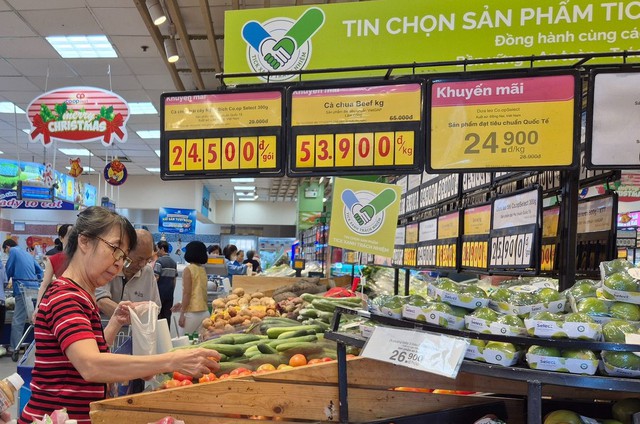 Nguồn hàng bình ổn thị trường chiếm từ 23 - 42% nhu cầu thị trường tháng Tết