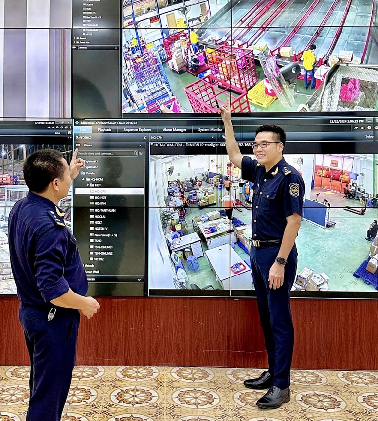 Hệ thống soi chiếu, gi&aacute;m s&aacute;t của cơ quan Hải quan