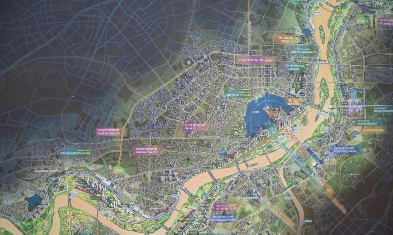 Dự &aacute;n Trục đại lộ cảnh quan s&ocirc;ng Hồng c&oacute; tổng mức đầu tư khoảng 855.000 tỷ đồng (Ảnh: Hữu Nghị)