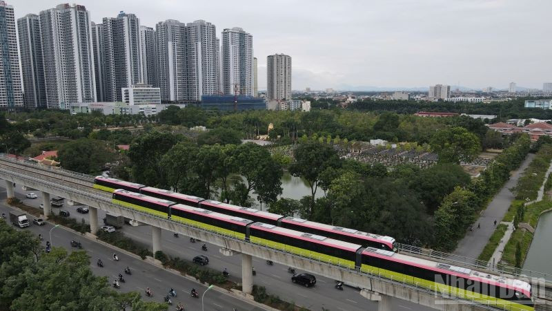 Hôm nay, thử nghiệm hệ thống định danh trên tuyến đường sắt đô thị Nhổn-Ga Hà Nội