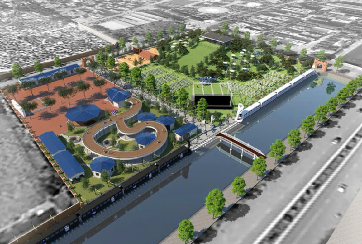 Làng nghề Lệ Mật tất bật hoàn thiện công trình “rắn”, kỳ vọng điểm đến mới của Hà Nội