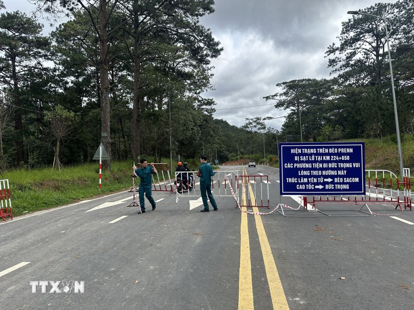 Lâm Đồng cấm đèo Prenn Đà Lạt từ 9/1 đến 15/1 để sửa chữa sạt lở