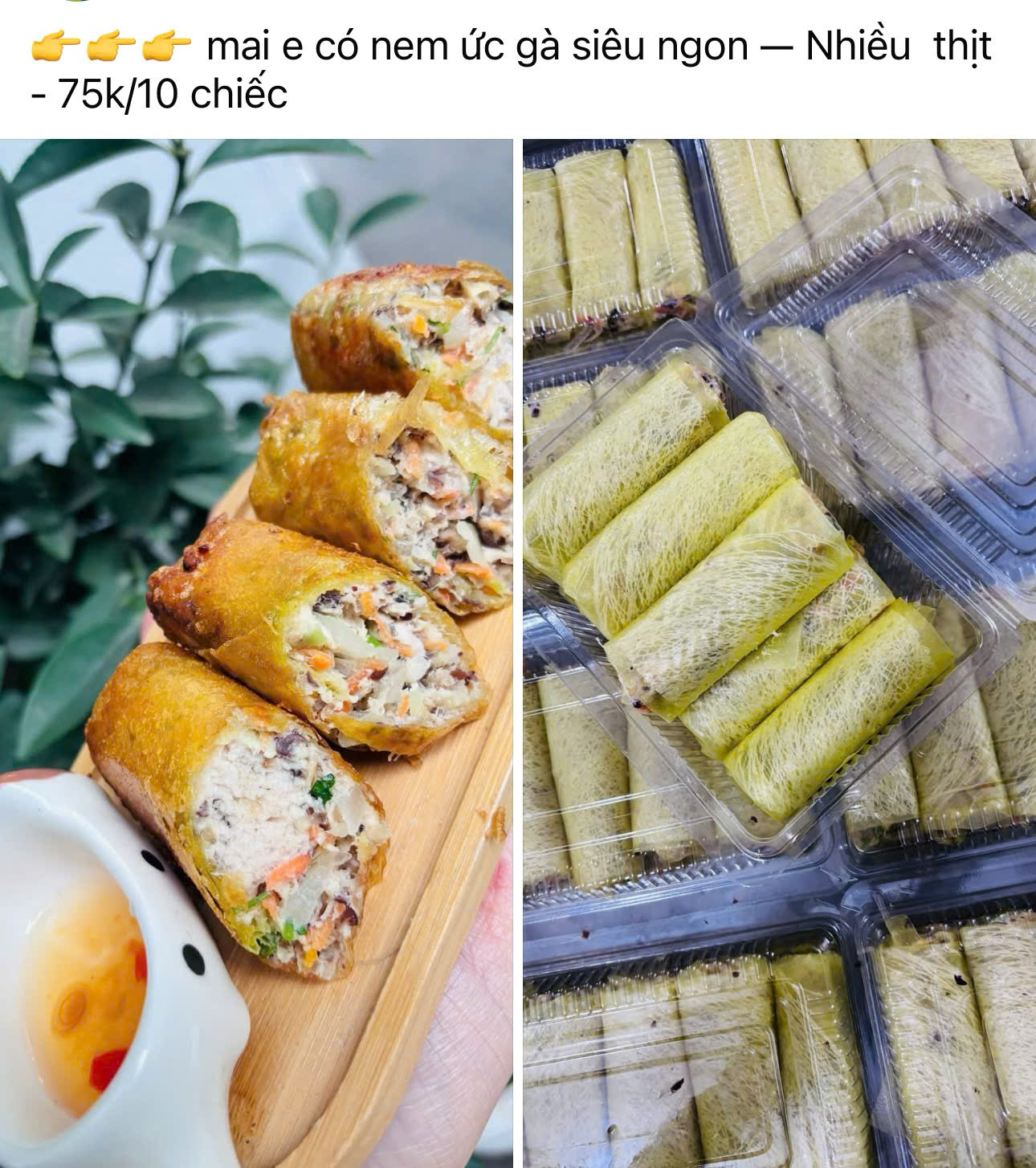 Thực phẩm đ&atilde; qua chế biến được b&agrave;y b&aacute;n tr&ecirc;n mạng x&atilde; hội. (Ảnh: chụp m&agrave;n h&igrave;nh)