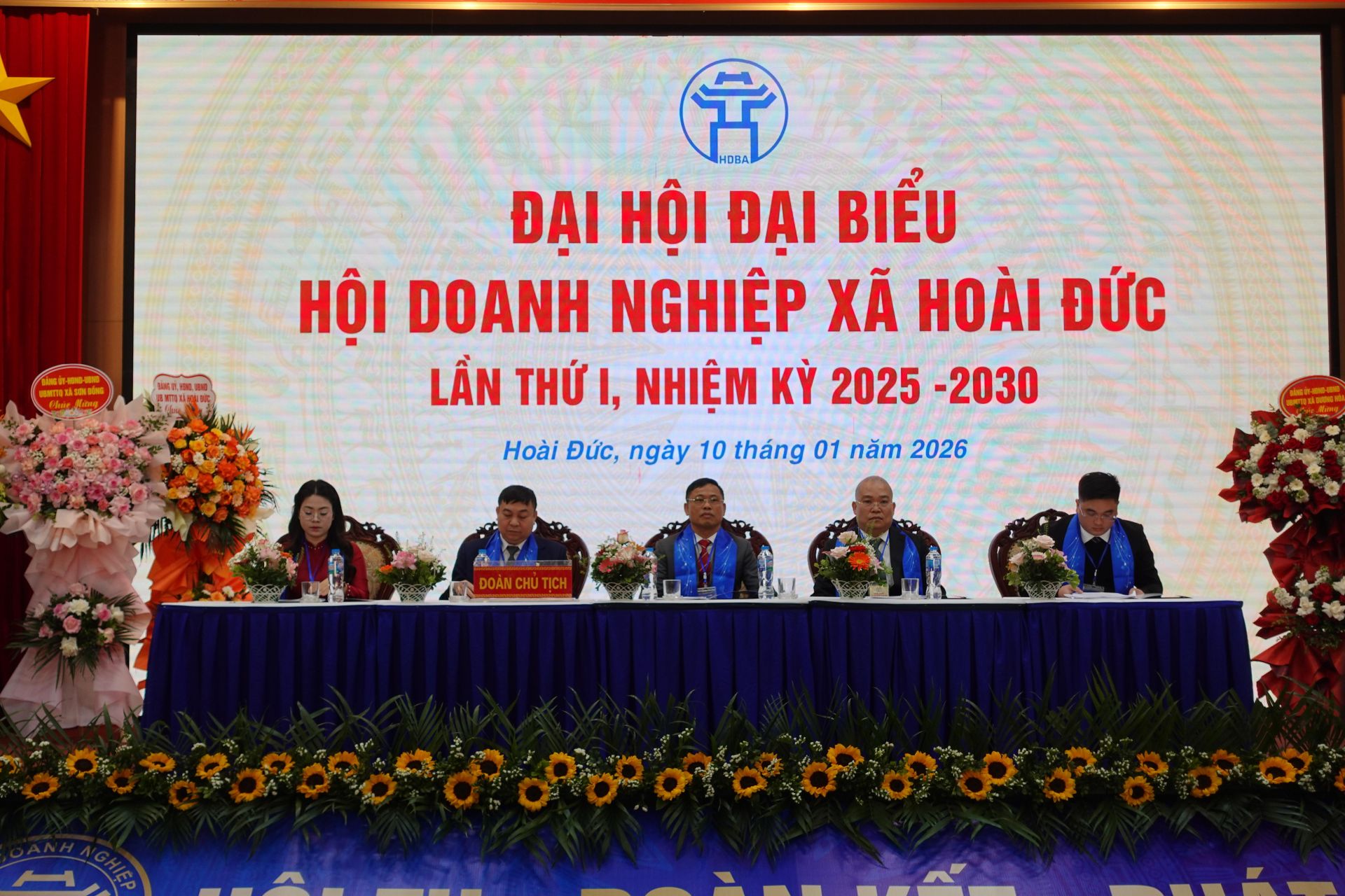 Đại hội đại biểu Hội Doanh nghiệp xã Hoài Đức lần thứ I, nhiệm kỳ 2025-2030
