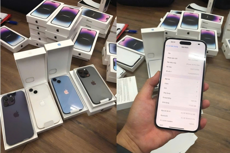 Thu giữ lô Iphone nhập lậu trị giá hơn 700 triệu đồng