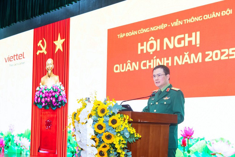 Chủ tịch ki&ecirc;m Tổng Gi&aacute;m đốc Tập đo&agrave;n Viettel, Trung tướng T&agrave;o Đức Thắng cho biết, năm 2026 Viettel sẽ tập trung v&agrave;o h&agrave;nh động với phương ch&acirc;m Chủ động hơn - Thần tốc hơn - T&aacute;o bạo hơn - Hiệu quả hơn - Ảnh: VGP/HT