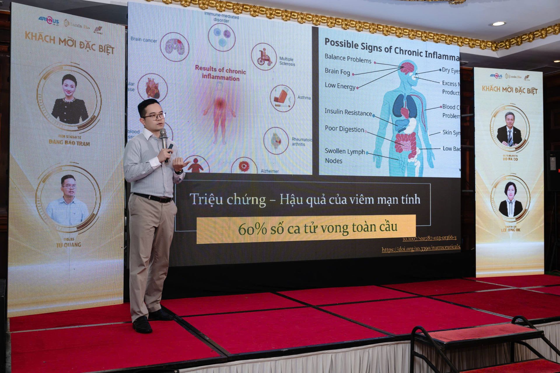 ThS, B&aacute;c sĩ Từ Quang - Học viện Qu&acirc;n Y tham luận tại hội thảo.