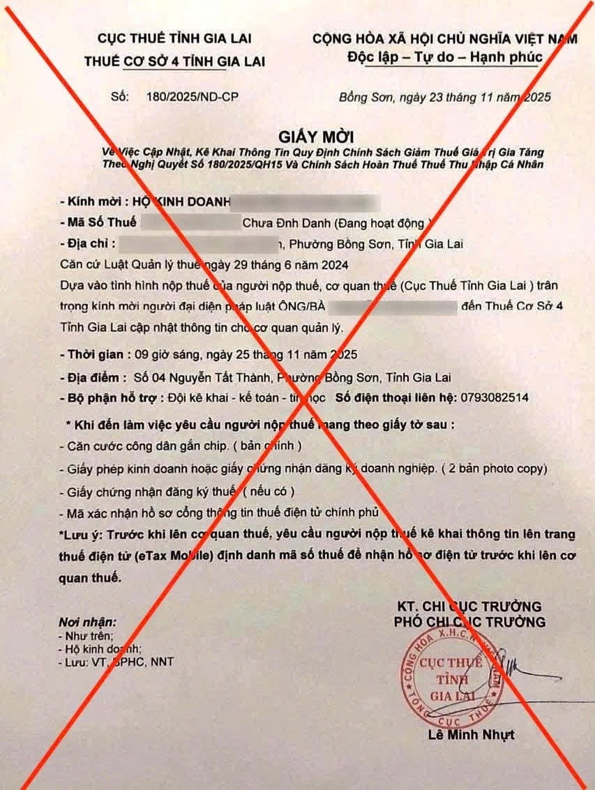 Cảnh báo tình trạng mạo danh cơ quan Thuế để lừa đảo, chiếm đoạt tài sản