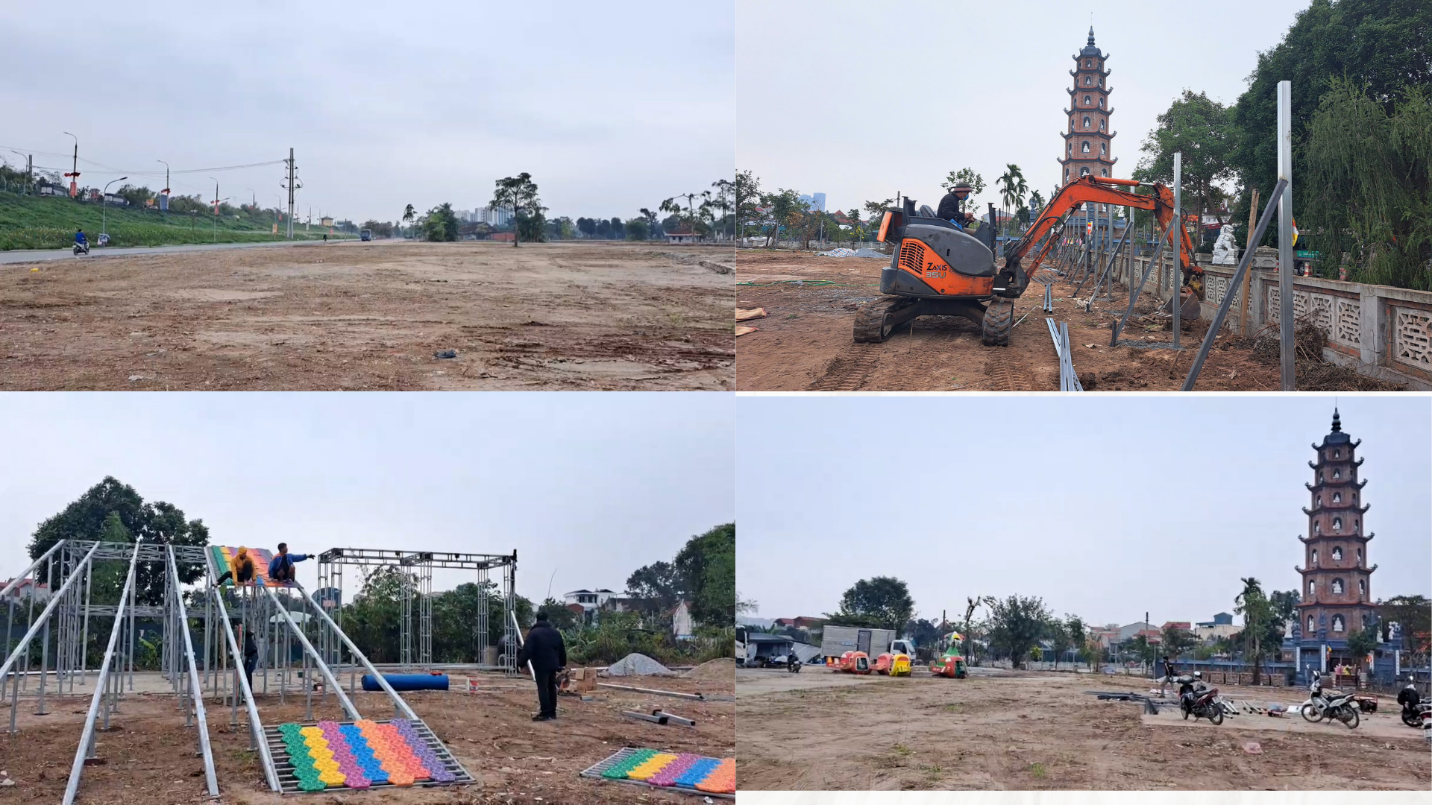 Bát Tràng tổ chức Hội chợ Hoa xuân quy mô 200 gian hàng dịp Tết 2026