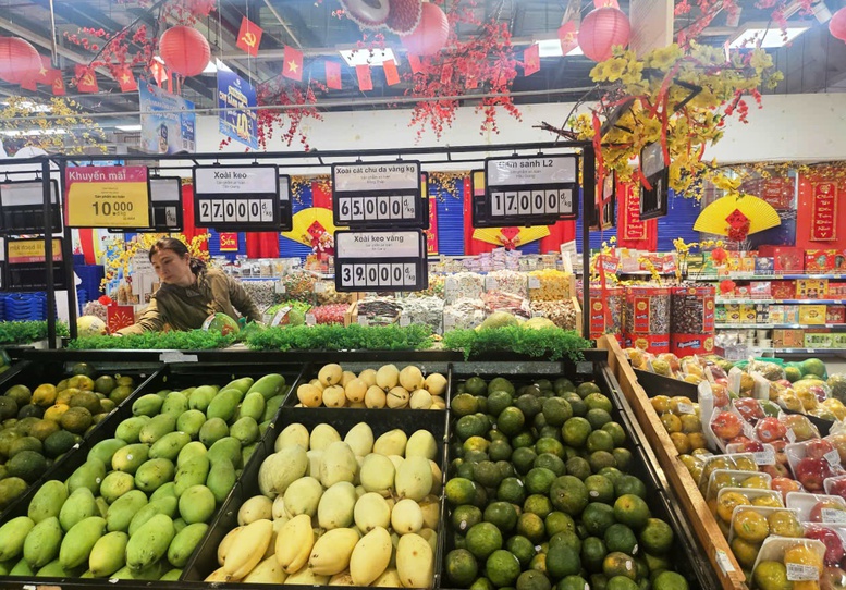 C&aacute;c doanh nghiệp, hệ thống si&ecirc;u thị, trung t&acirc;m thương mại v&agrave; cửa h&agrave;ng b&aacute;n lẻ tr&ecirc;n địa b&agrave;n Đ&agrave; Nẵng đ&atilde; chủ động tăng lượng h&agrave;ng h&oacute;a dự trữ từ 10&ndash;15% dịp Tết Nguy&ecirc;n đ&aacute;n 2026 - Ảnh: VGP/Nhật Anh