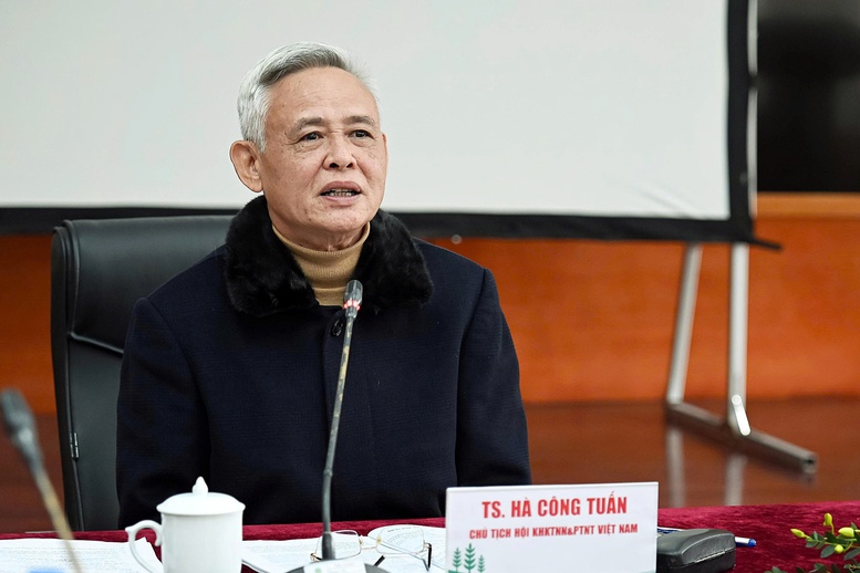 TS H&agrave; C&ocirc;ng Tuấn, Chủ tịch Hội Khoa học Kinh tế N&ocirc;ng nghiệp v&agrave; Ph&aacute;t triển N&ocirc;ng th&ocirc;n Việt Nam: Kh&oacute; khăn lớn nhất của ng&agrave;nh sắn hiện nay trong việc đảm bảo truy xuất nguồn gốc - Ảnh: VGP/Đỗ Hương