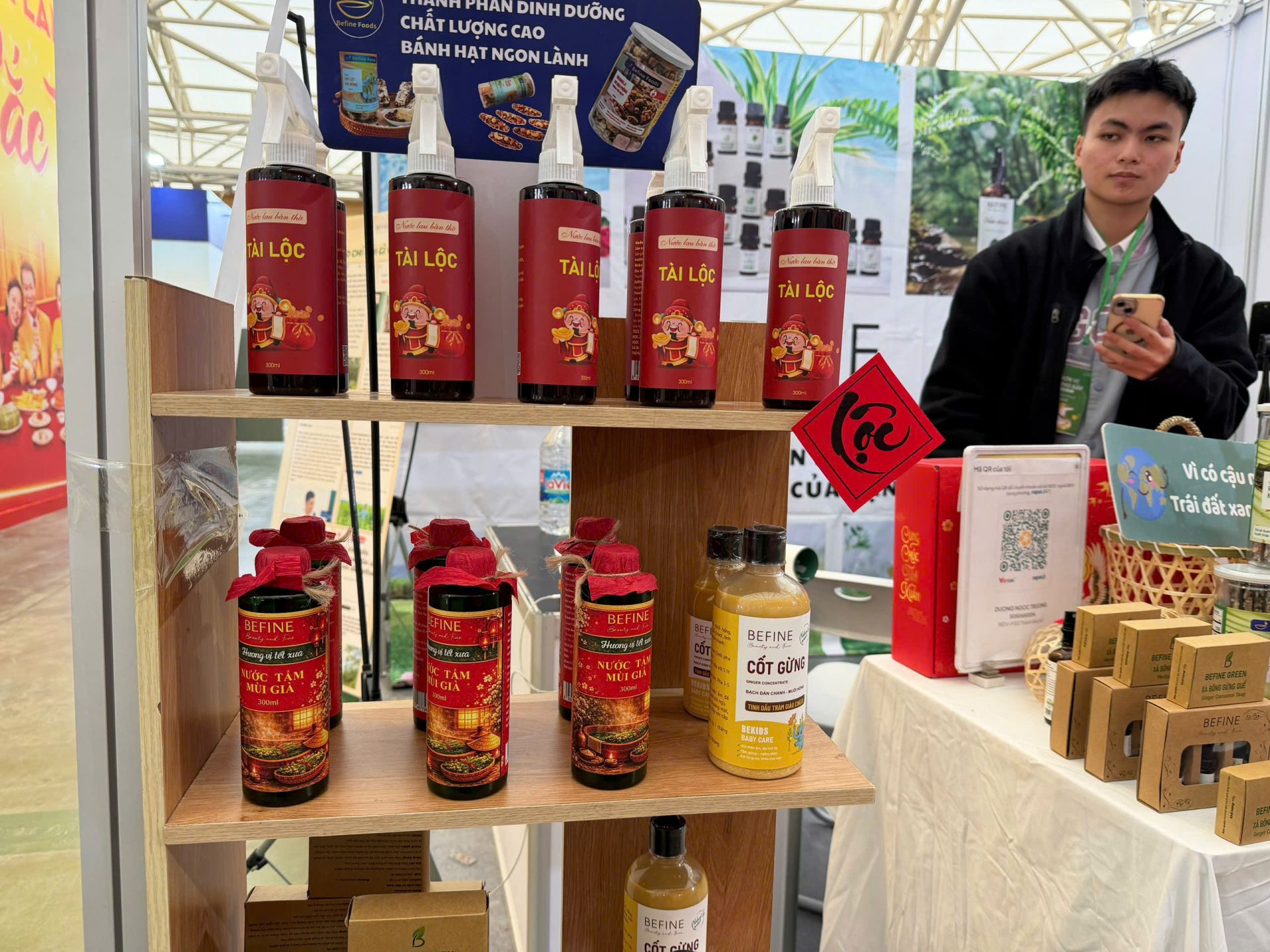 Befine Life mang n&eacute;t văn ho&aacute; Tết xưa đến Hội chợ M&ugrave;a Xu&acirc;n.