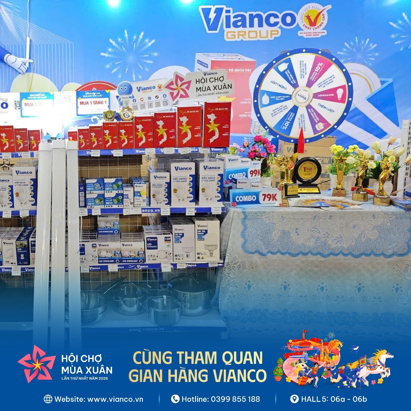 H&agrave;ng loạt ưu đ&atilde;i hấp dẫn tại gian h&agrave;ng Vianco