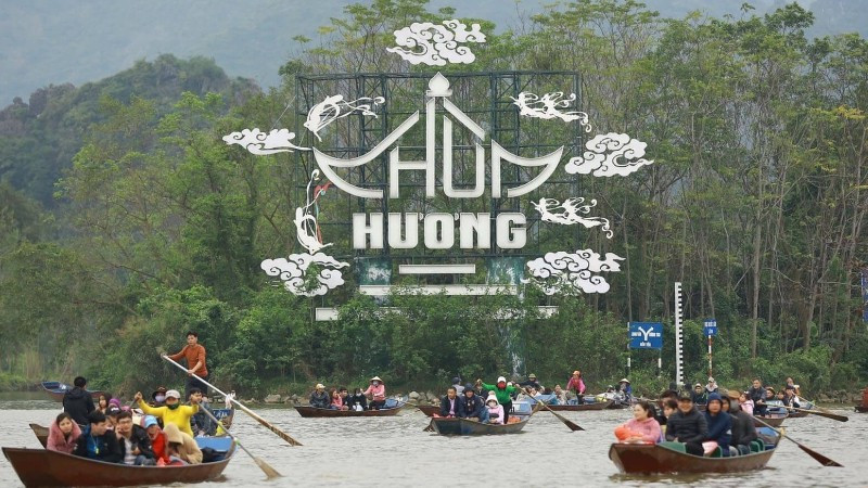 Lễ hội chùa Hương Xuân Bính Ngọ sẽ miễn phí trông xe ôtô dịch vụ