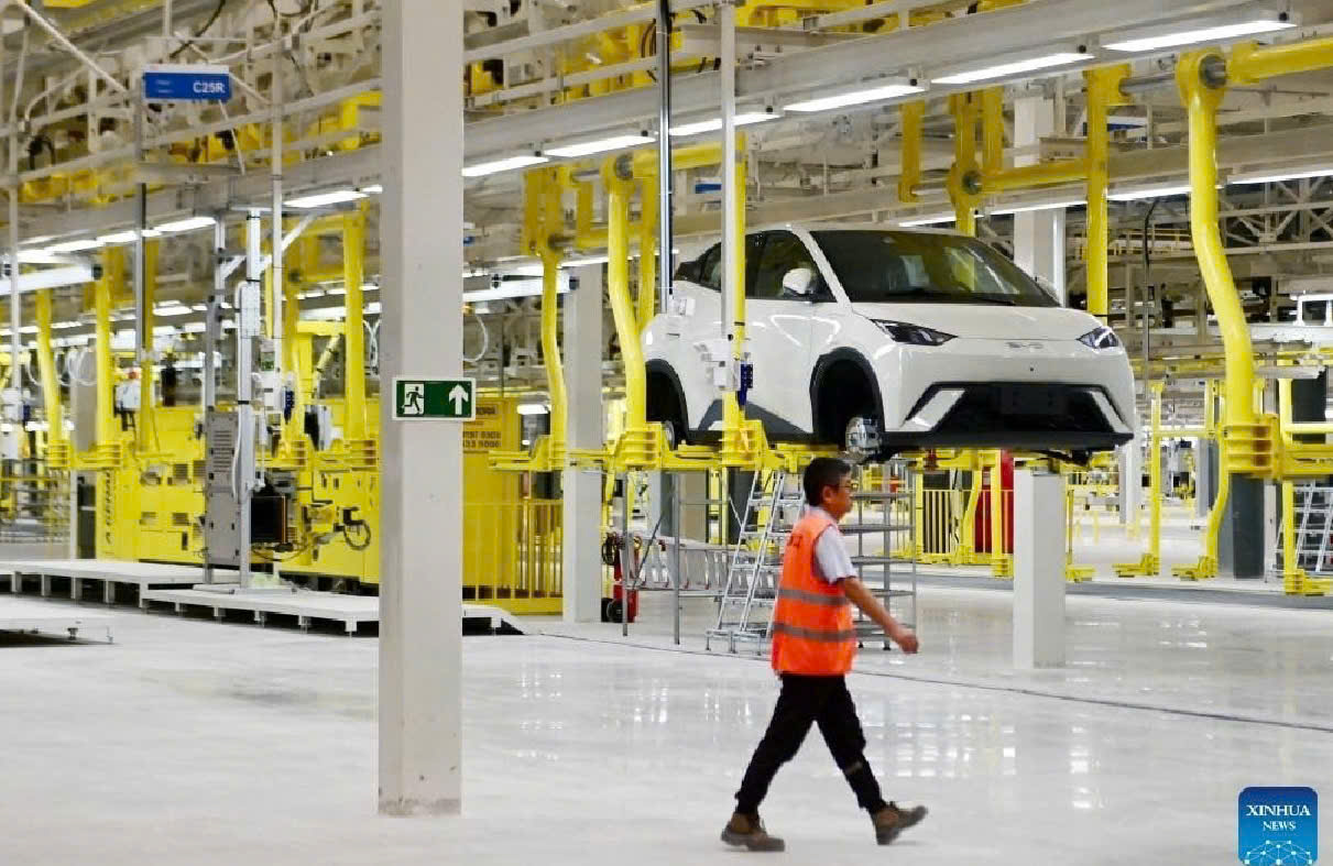 Nh&agrave; m&aacute;y của BYD tại Brazil.