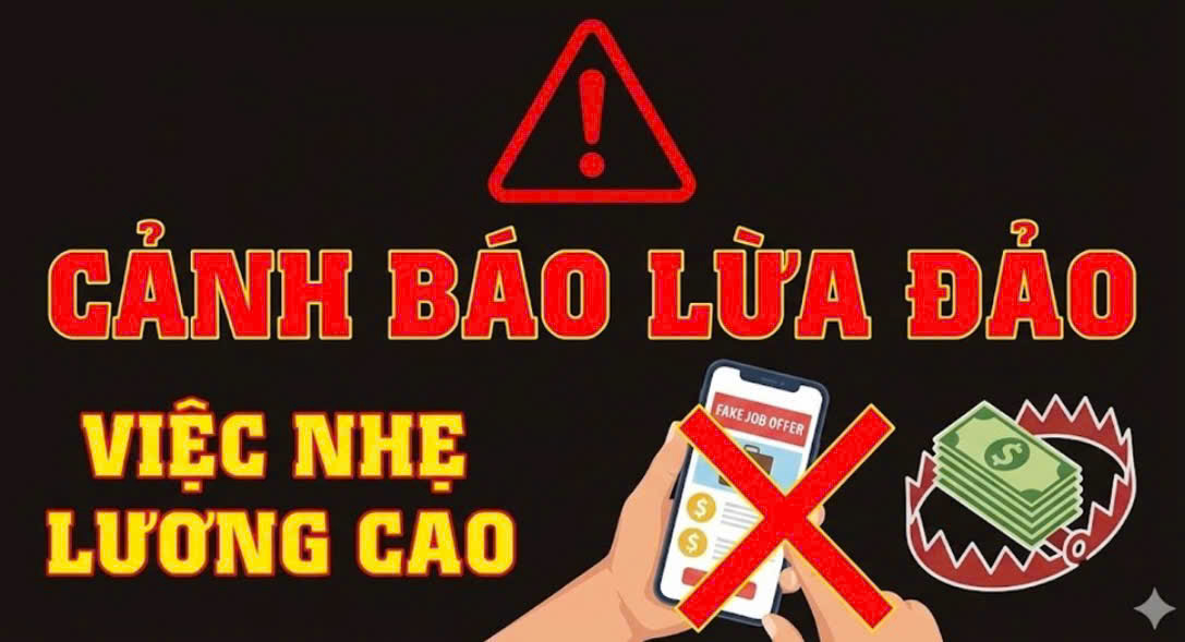Cảnh giác sập bẫy “lương khủng, nhận việc ngay” trên mạng xã hội