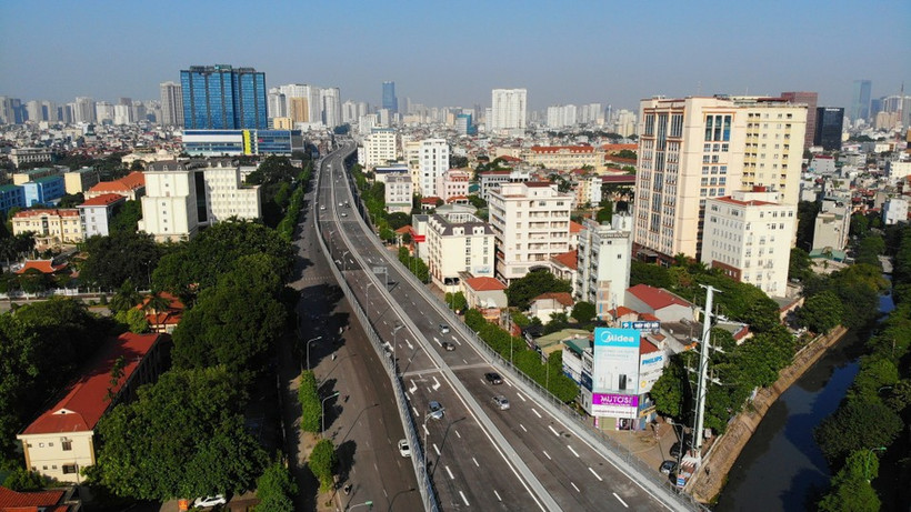 Đề xuất gần 21.400 tỷ đồng làm đường Vành đai 2 đoạn Ngã Tư Sở đến Cầu Giấy