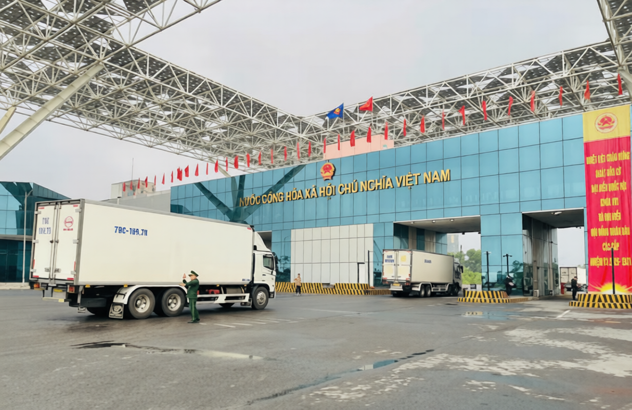 Móng Cái sôi động ngày đầu thông quan hàng hóa xuyên cuối tuần