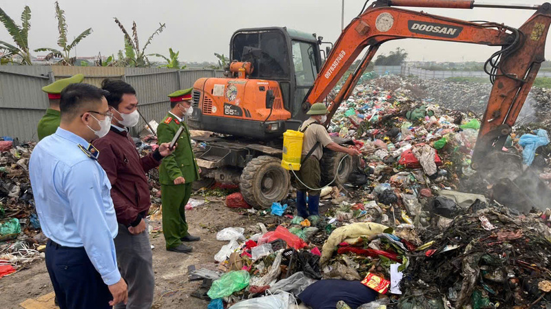 Phát hiện 600 kg nầm lợn đông lạnh không rõ nguồn gốc